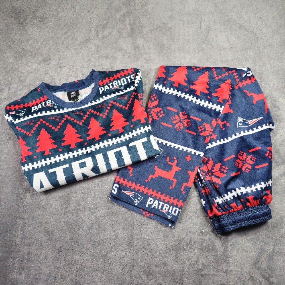 nfl team apparel patriots pajamas size Small